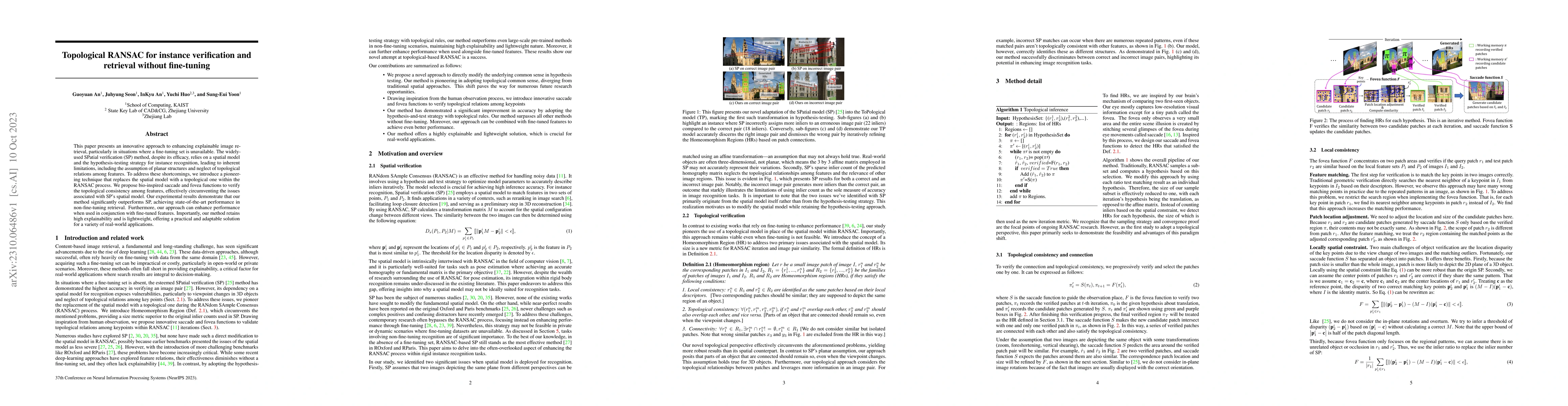 Thumbnail for Topological RANSAC for instance verification and retrieval without
  fine-tuning