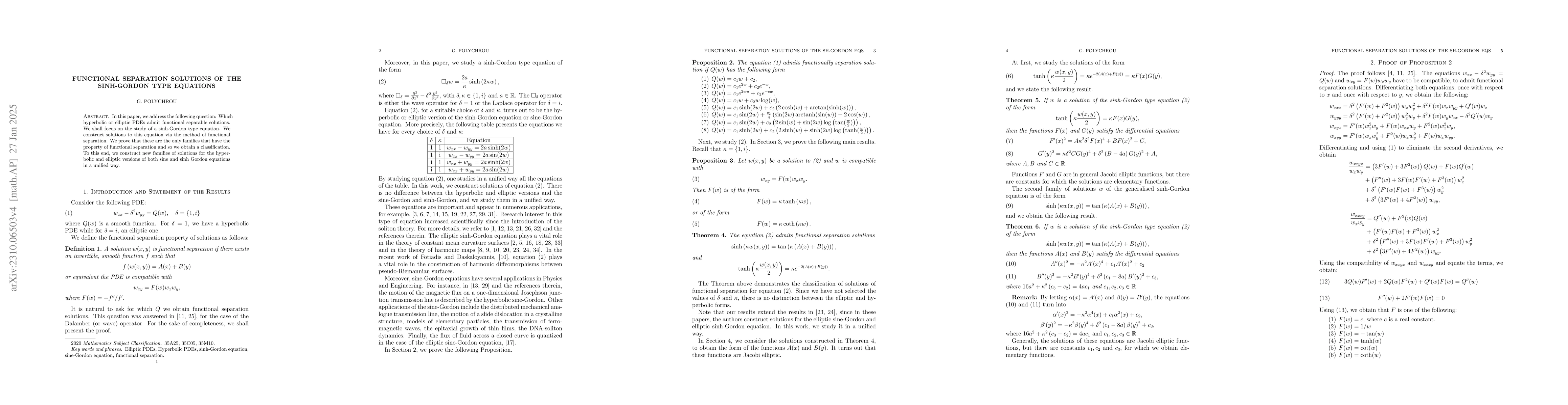 Thumbnail for Exact solutions of the Sinh-Gordon type equations