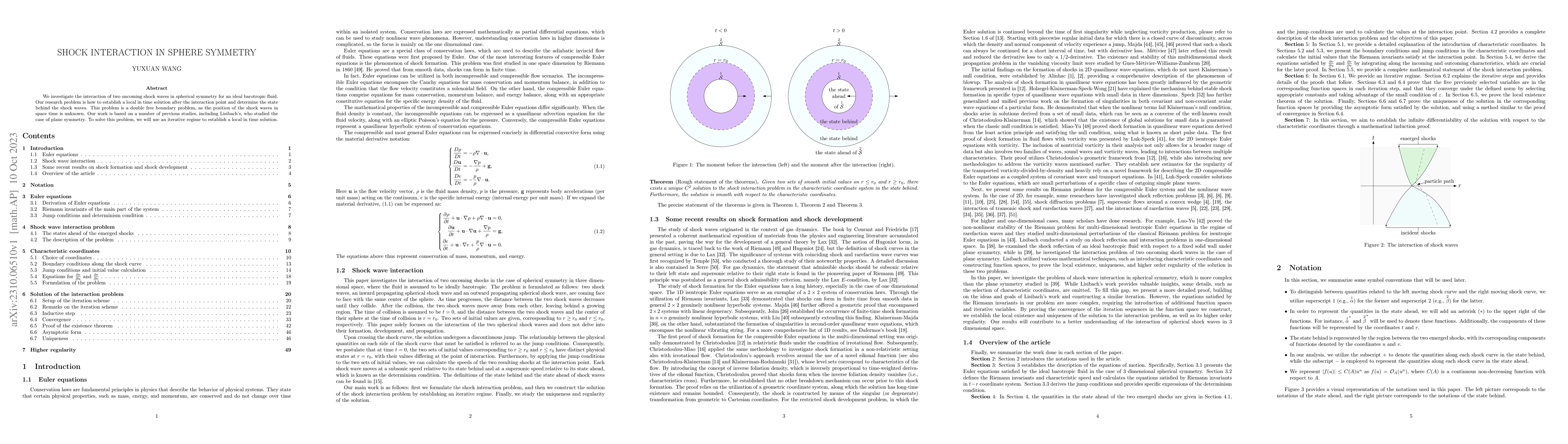 Thumbnail for Shock interaction in sphere symmetry