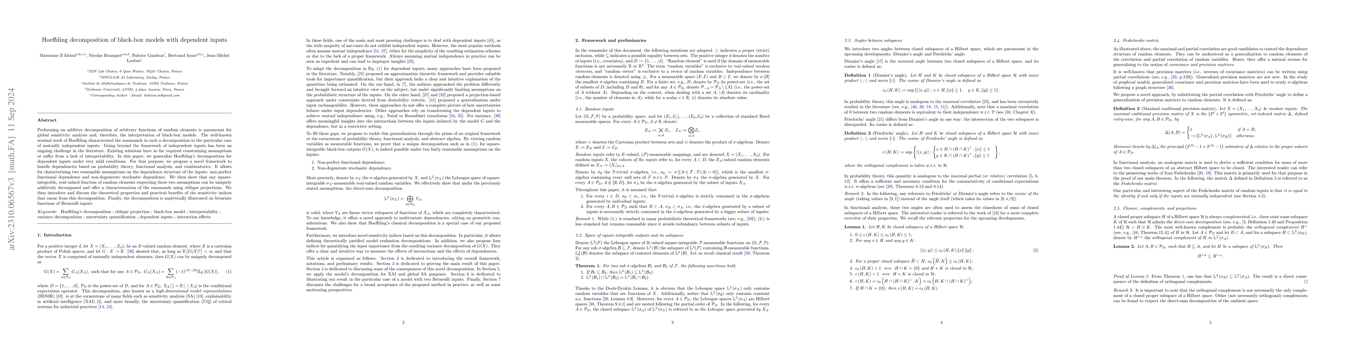 Thumbnail for Hoeffding decomposition of black-box models with dependent inputs