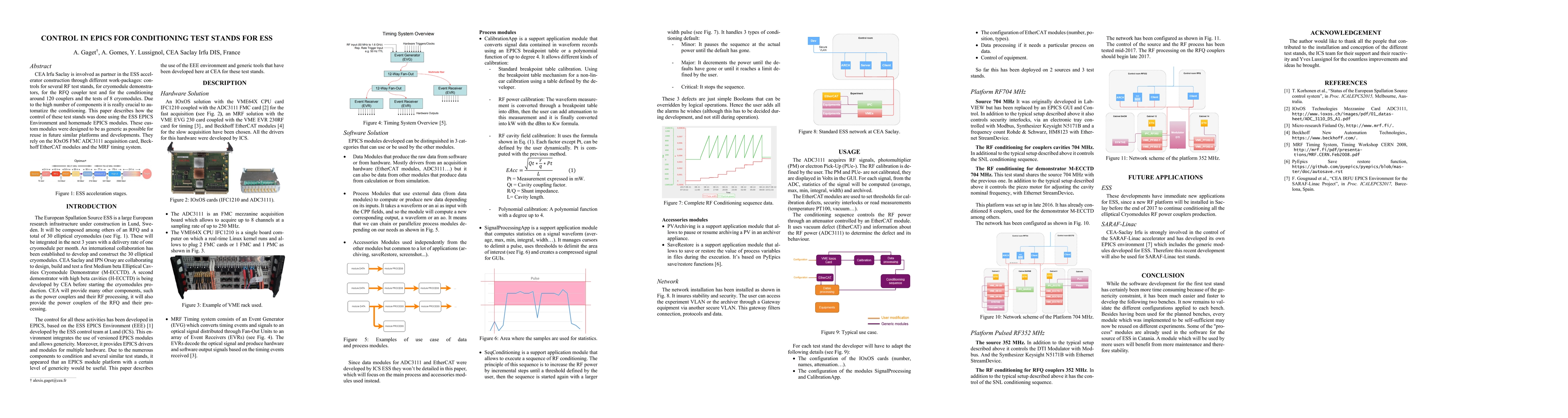 Thumbnail for Control in EPICS for Conditioning Test Stands for ESS