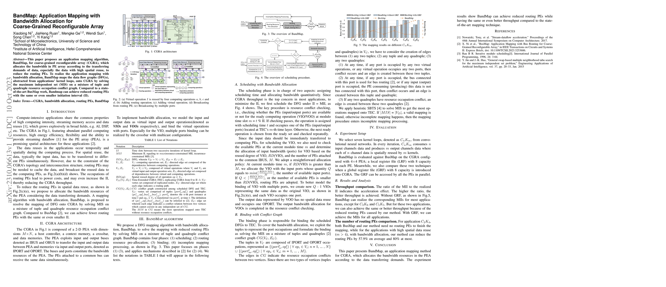 Thumbnail for BandMap: Application Mapping with Bandwidth Allocation forCoarse-Grained
  Reconfigurable Array