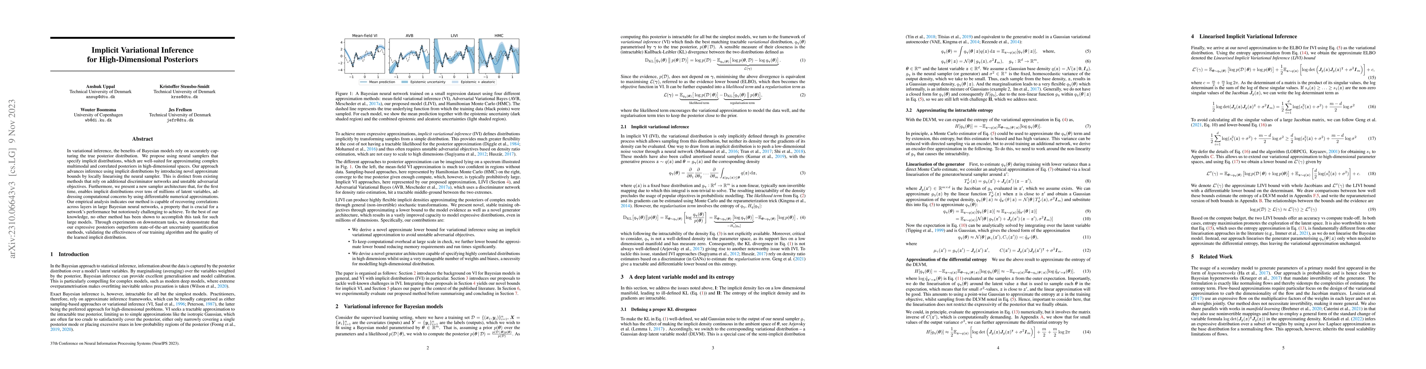 Thumbnail for Implicit Variational Inference for High-Dimensional Posteriors