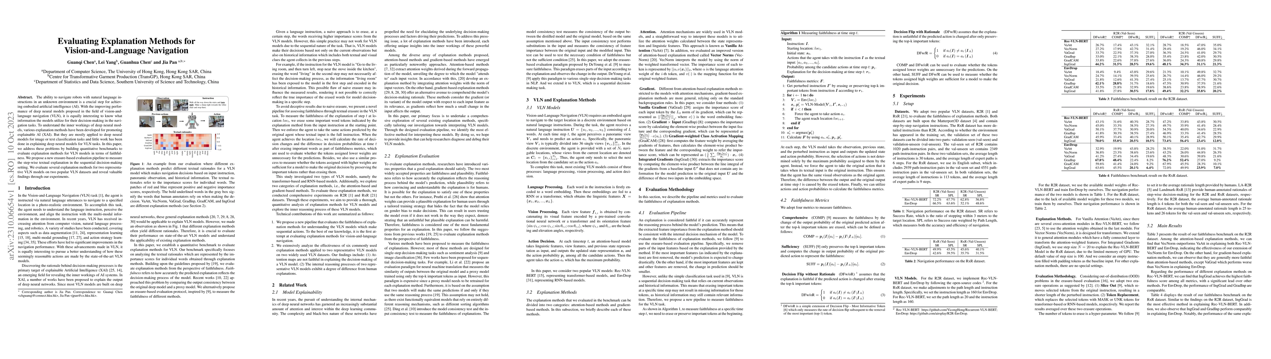 Thumbnail for Evaluating Explanation Methods for Vision-and-Language Navigation