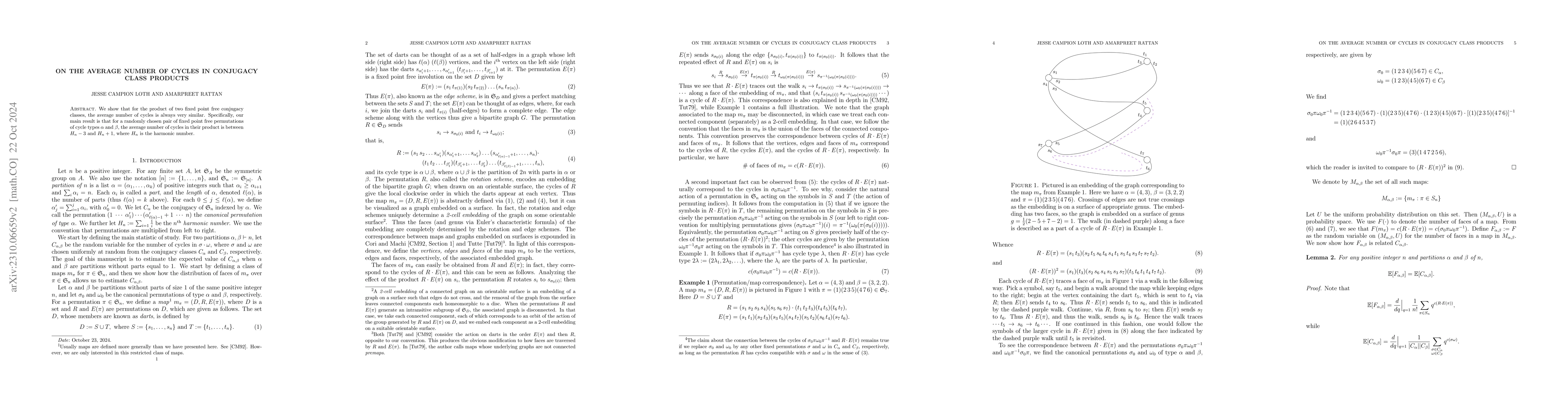 Thumbnail for On the average number of cycles in conjugacy class products