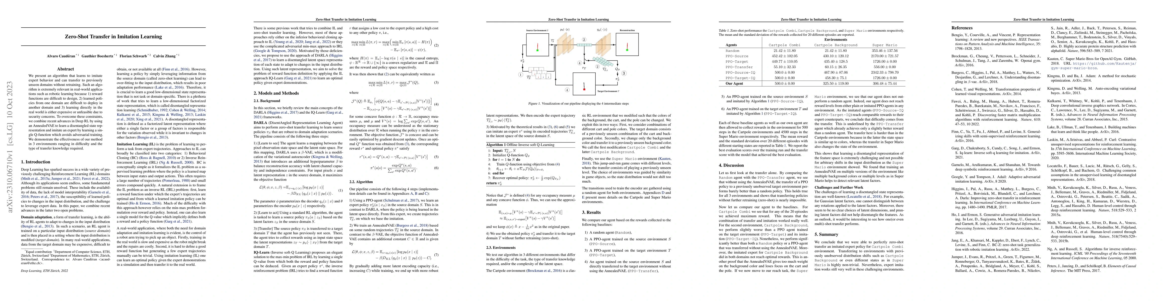 Thumbnail for Zero-Shot Transfer in Imitation Learning
