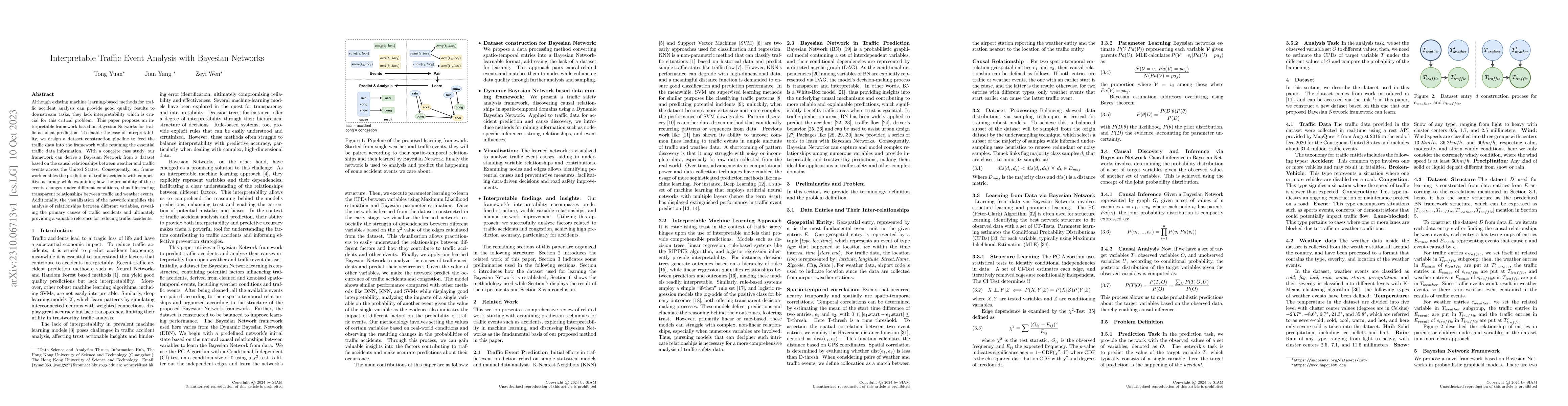 Thumbnail for Interpretable Traffic Event Analysis with Bayesian Networks