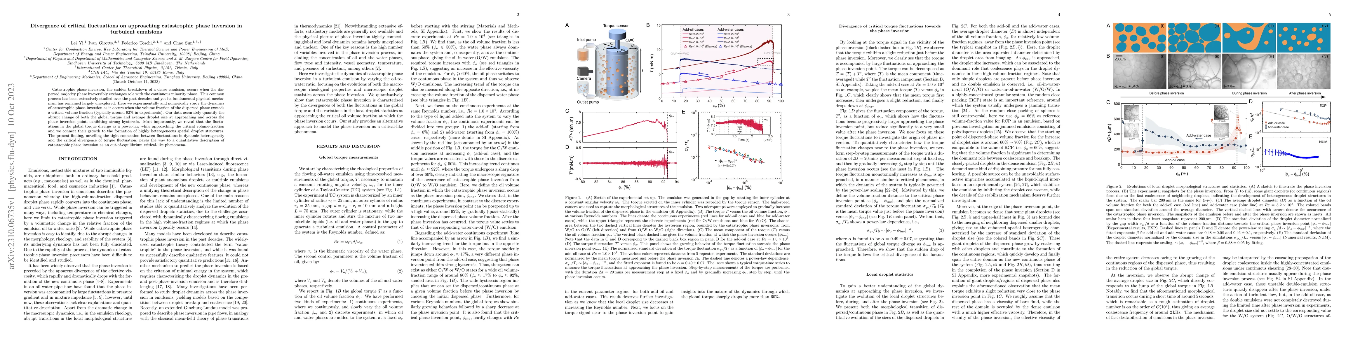 Thumbnail for Divergence of critical fluctuations on approaching catastrophic phase
  inversion in turbulent emulsions