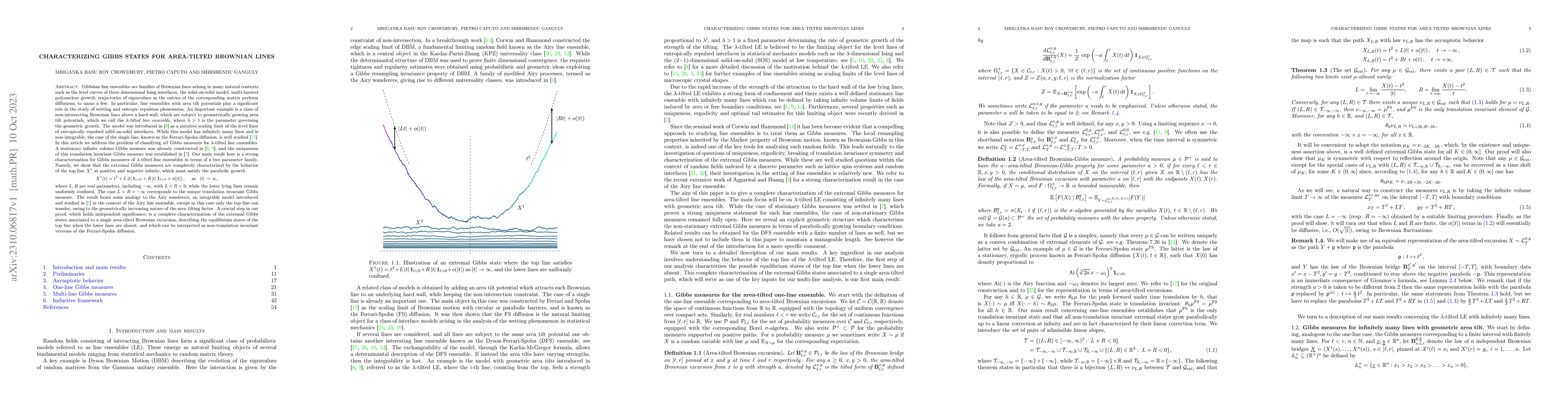 Thumbnail for Characterizing Gibbs states for area-tilted Brownian lines