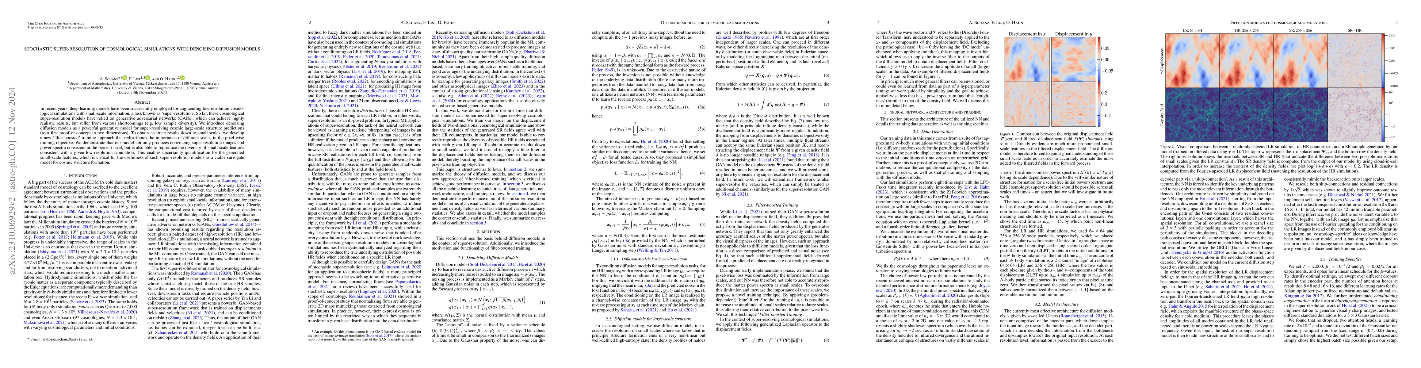 Thumbnail for Stochastic Super-resolution of Cosmological Simulations with Denoising
  Diffusion Models