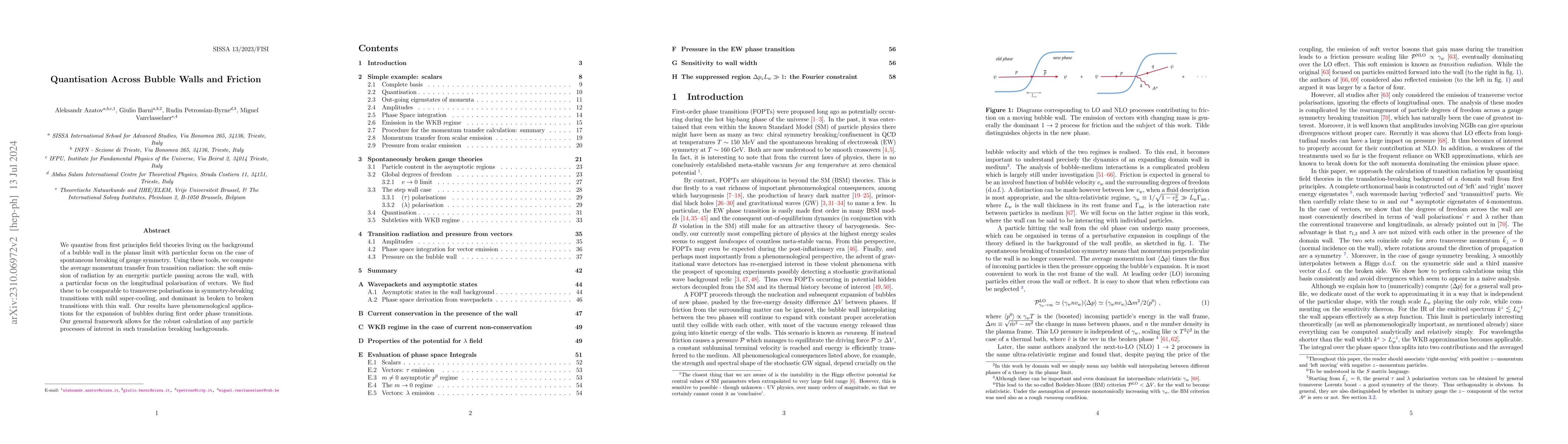 Thumbnail for Quantisation Across Bubble Walls and Friction