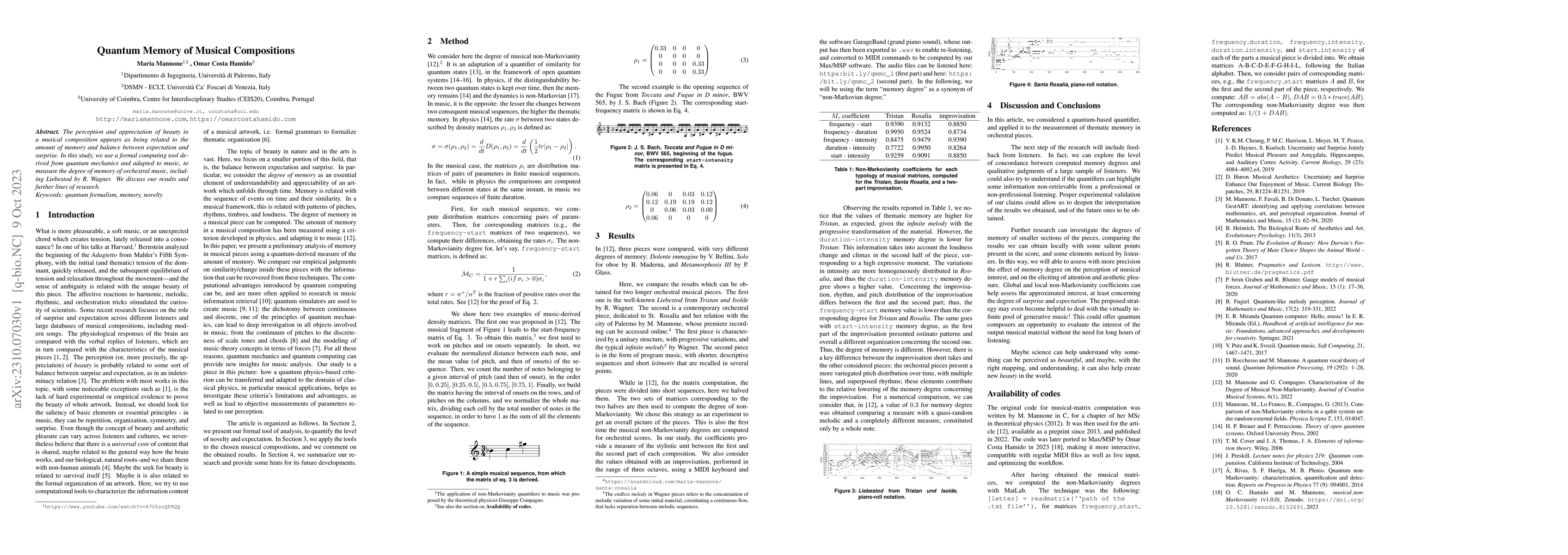 Thumbnail for Quantum Memory of Musical Compositions