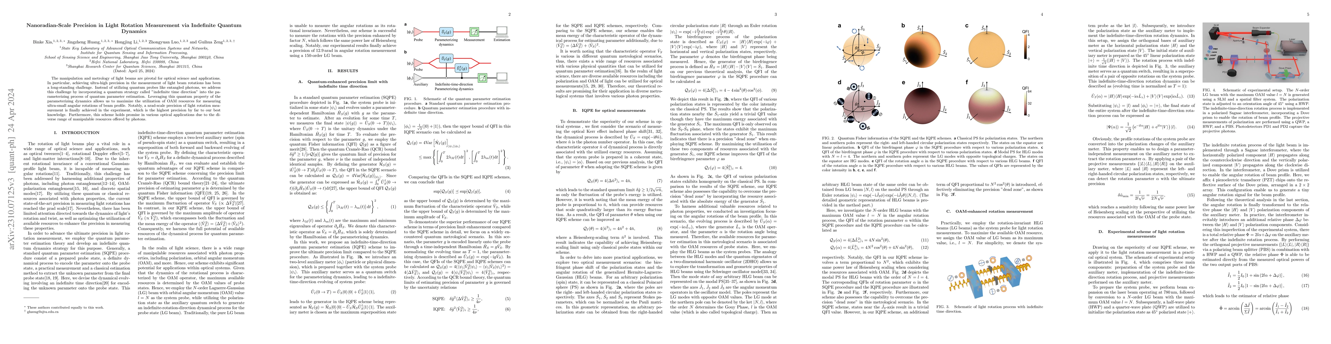 Thumbnail for Nanoradian-Scale Precision in Light Rotation Measurement via Indefinite
  Quantum Dynamics