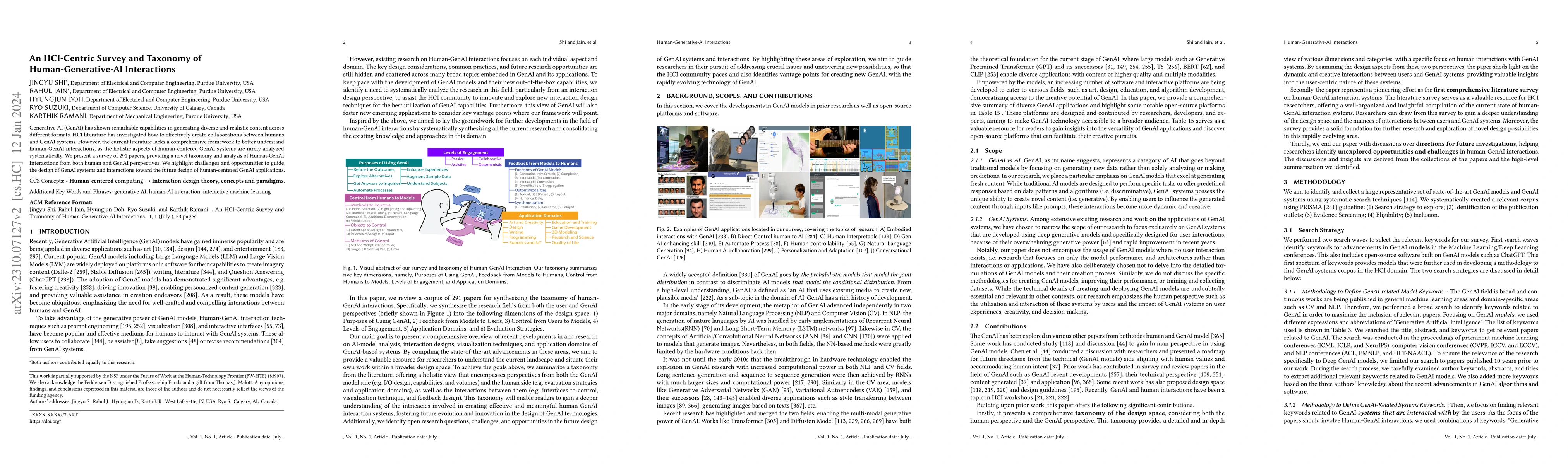Thumbnail for An HCI-Centric Survey and Taxonomy of Human-Generative-AI Interactions