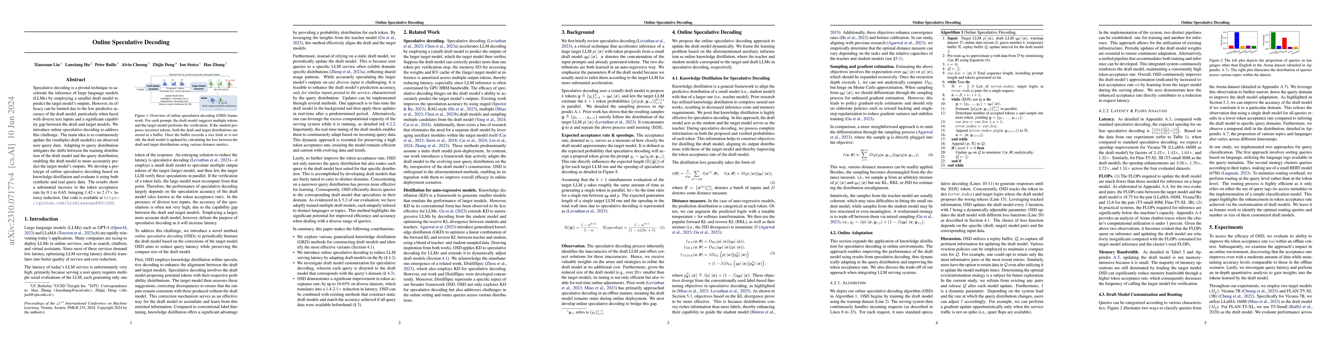 Thumbnail for Online Speculative Decoding