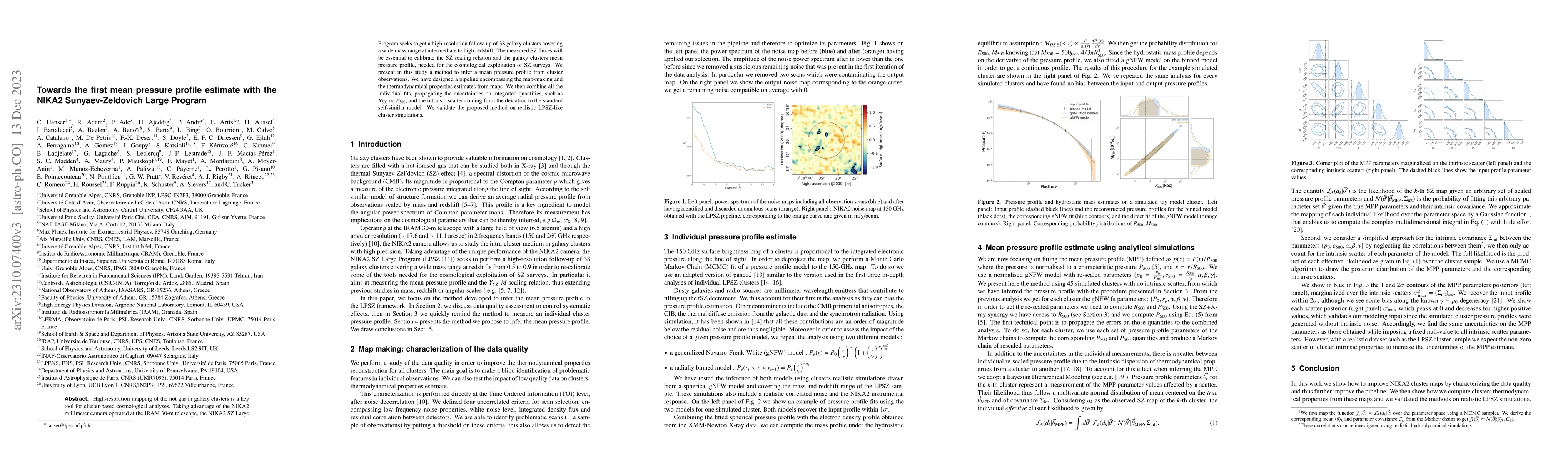 Thumbnail for Towards the first mean pressure profile estimate with the NIKA2
  Sunyaev-Zeldovich Large Program