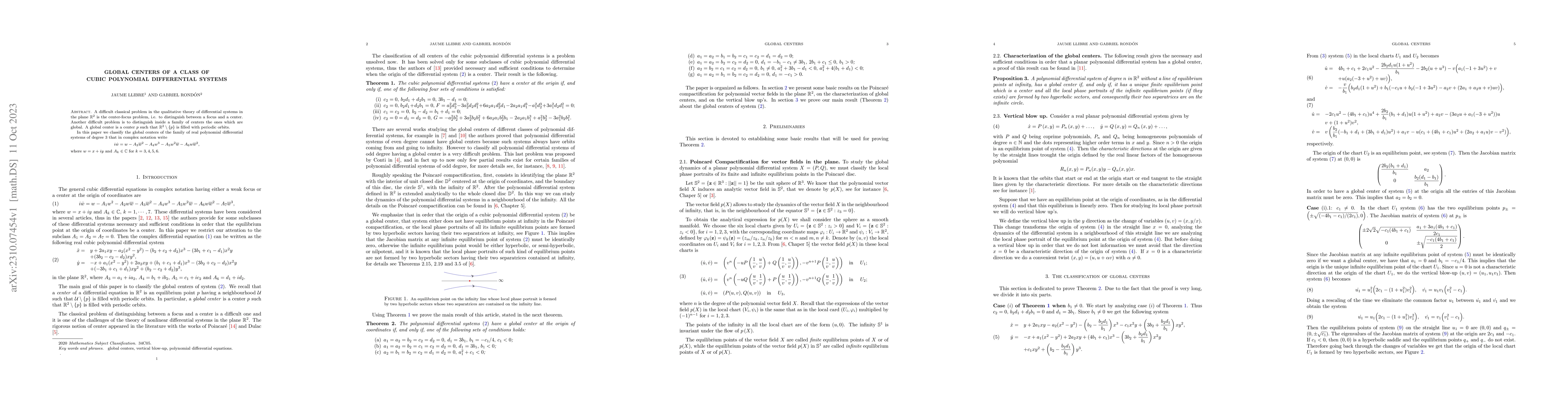 Thumbnail for Global centers of a class of cubic polynomial differential systems
