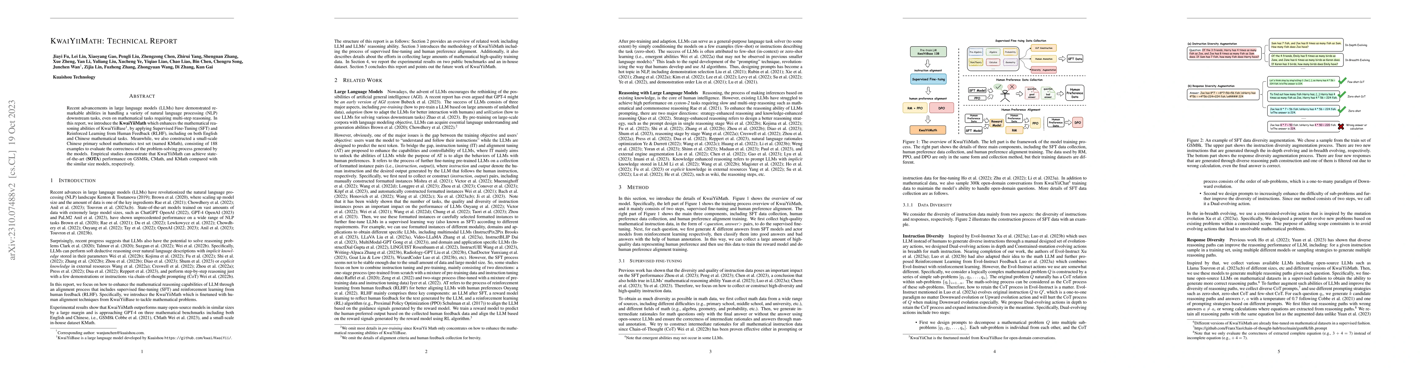 Thumbnail for KwaiYiiMath: Technical Report
