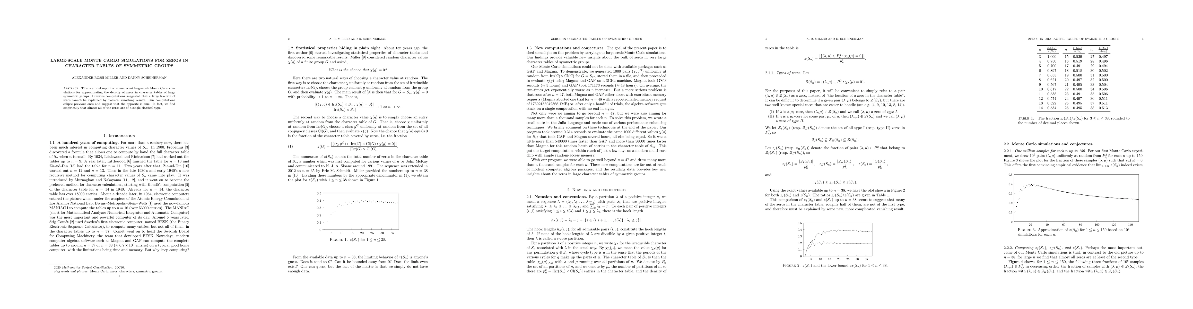Thumbnail for Large-scale Monte Carlo simulations for zeros in character tables of
  symmetric groups