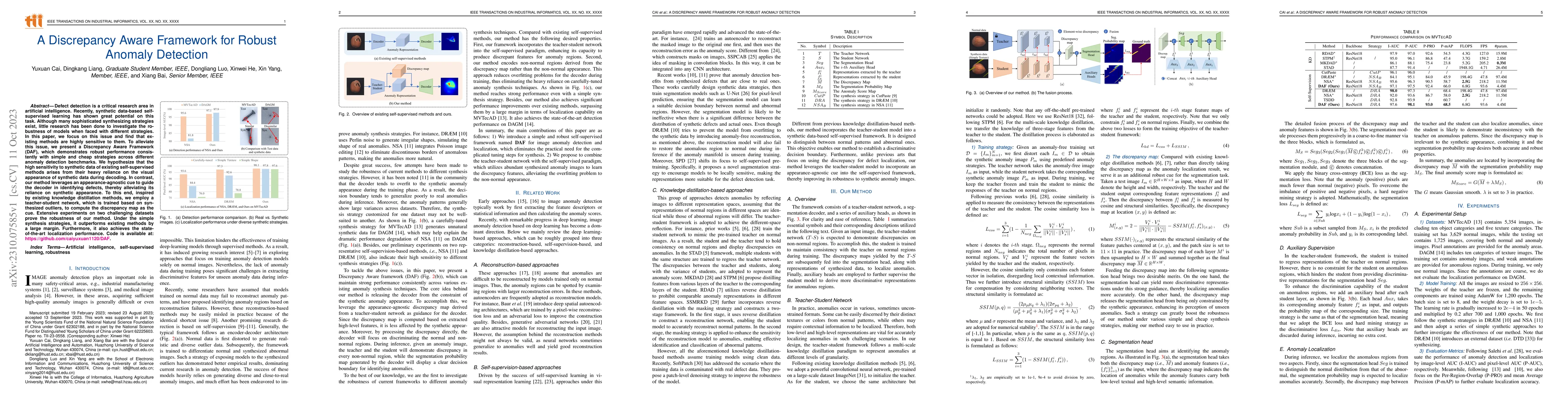 Thumbnail for A Discrepancy Aware Framework for Robust Anomaly Detection