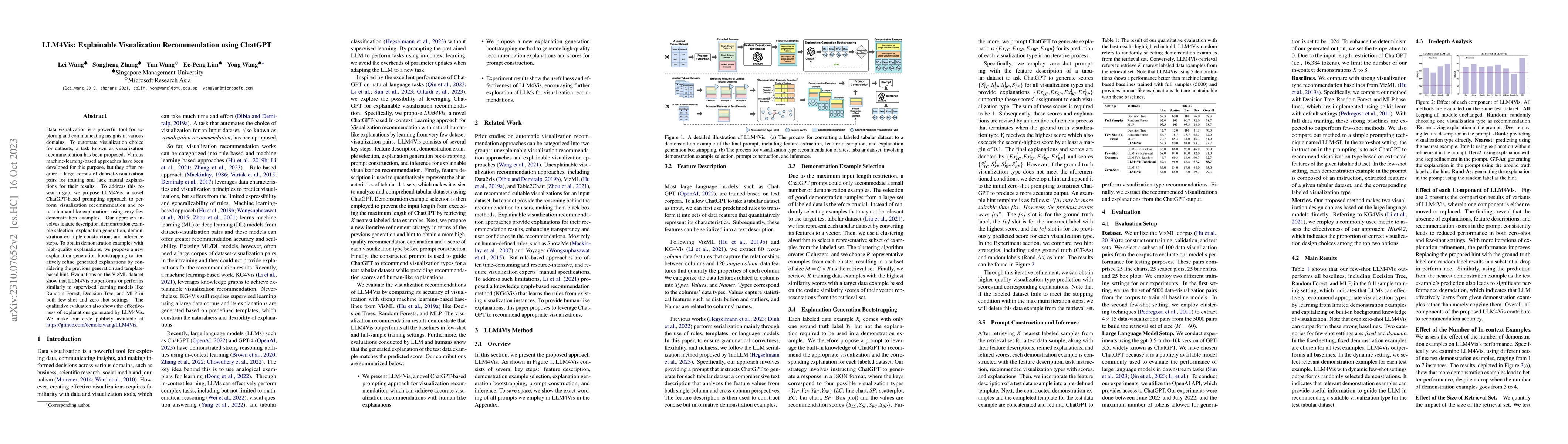 Thumbnail for LLM4Vis: Explainable Visualization Recommendation using ChatGPT