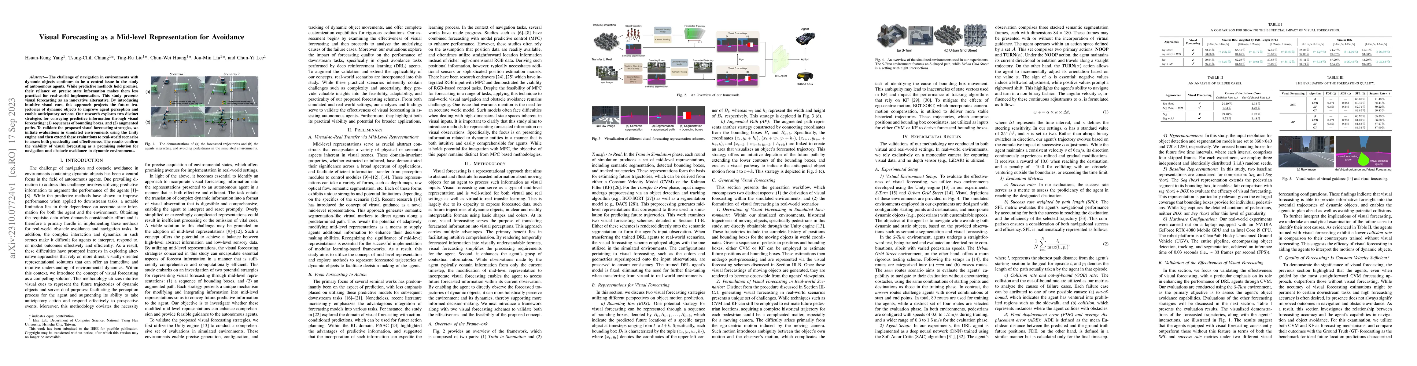 Thumbnail for Visual Forecasting as a Mid-level Representation for Avoidance