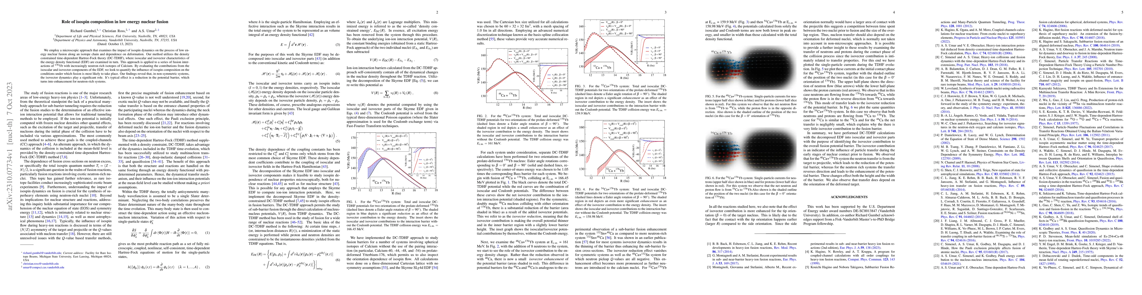 Thumbnail for Role of isospin composition in low energy nuclear fusion