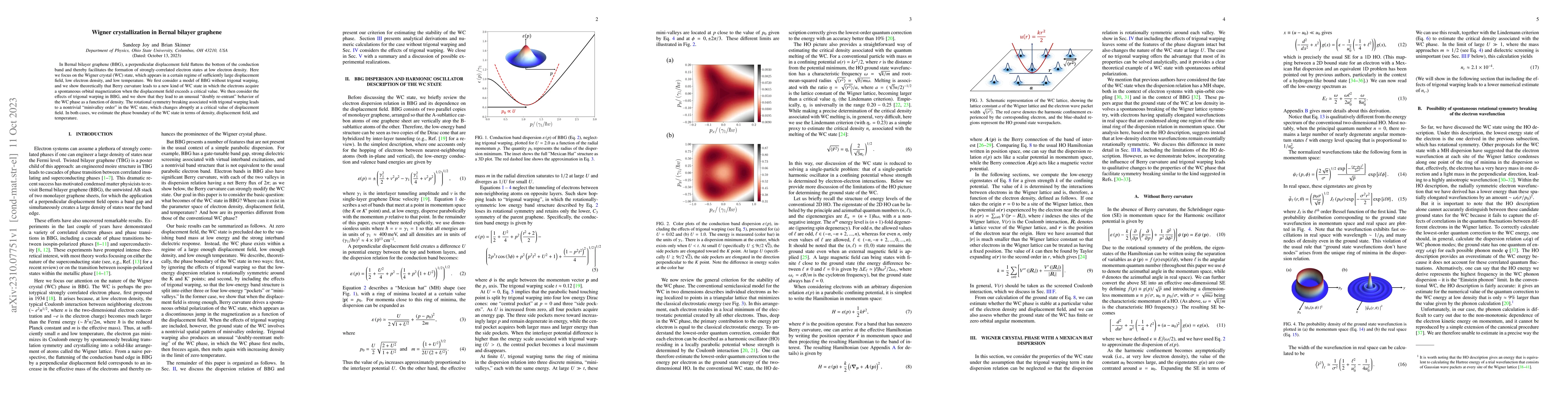Thumbnail for Wigner crystallization in Bernal bilayer graphene