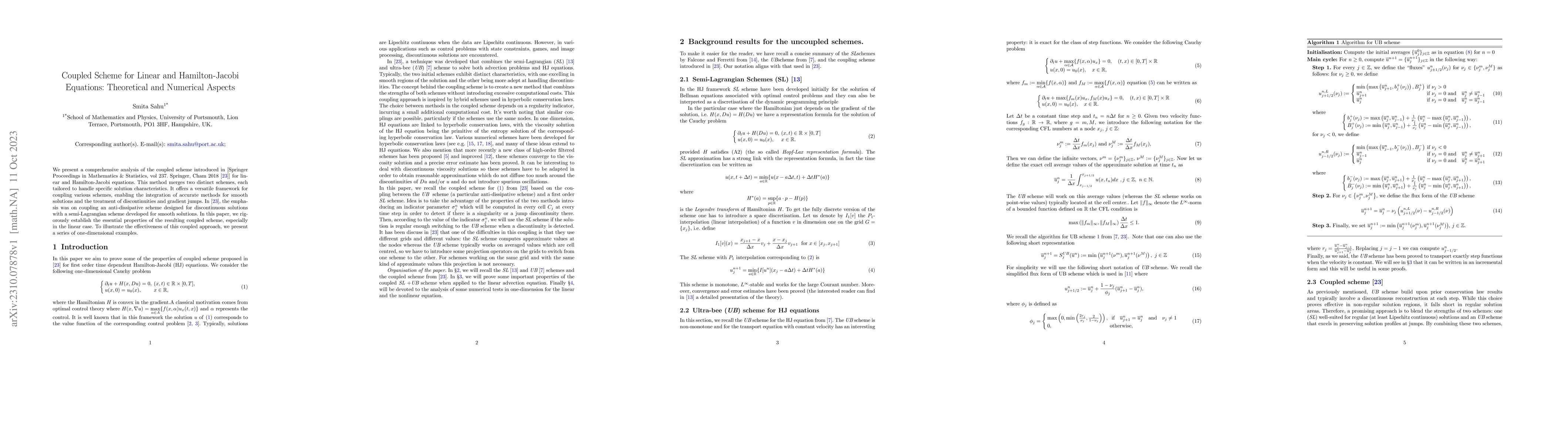 Thumbnail for Coupled Scheme for Linear and Hamilton-Jacobi Equations: Theoretical and
  Numerical Aspects