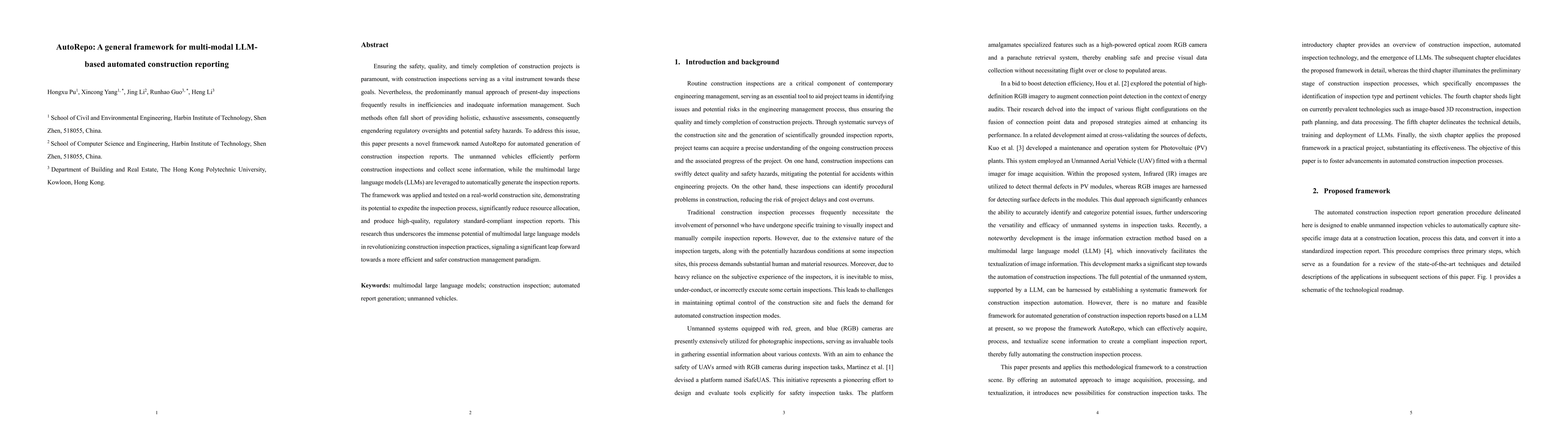 Thumbnail for AutoRepo: A general framework for multi-modal LLM-based automated
  construction reporting