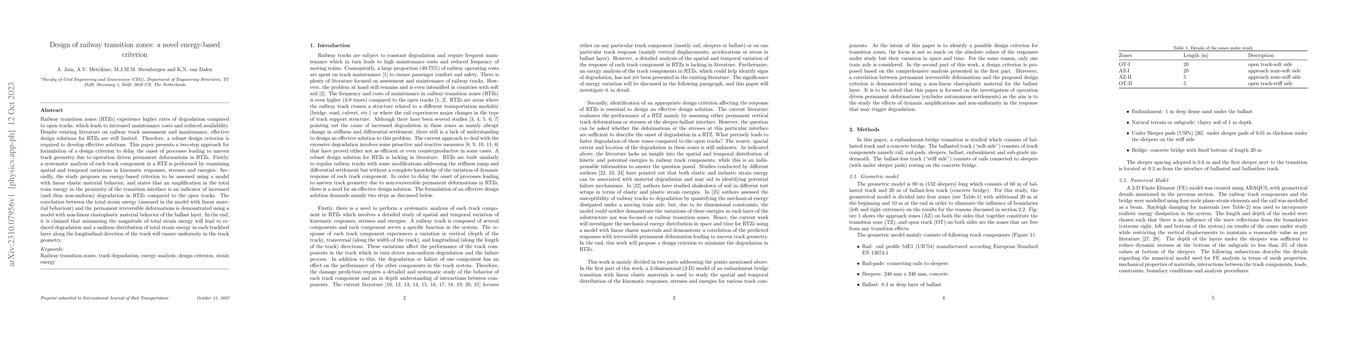 Thumbnail for Design of railway transition zones: a novel energy-based criterion