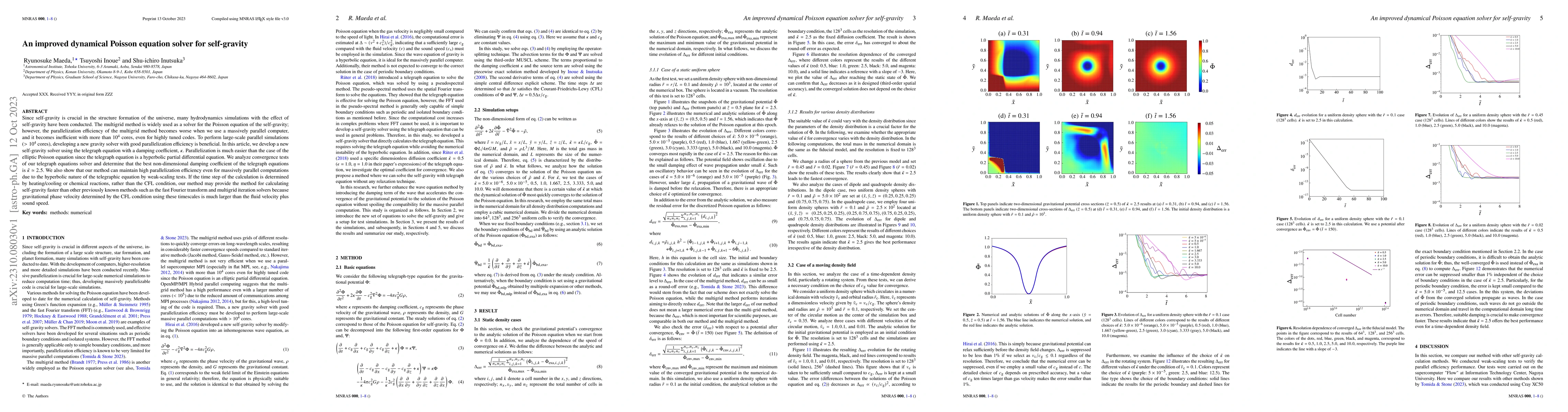 Thumbnail for An improved dynamical Poisson equation solver for self-gravity