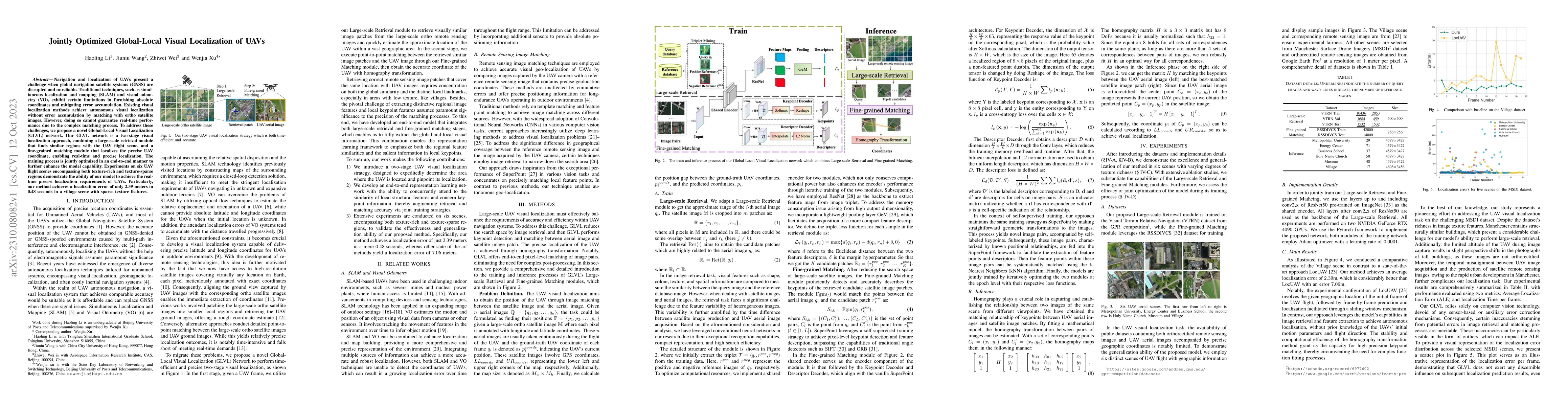 Thumbnail for Jointly Optimized Global-Local Visual Localization of UAVs