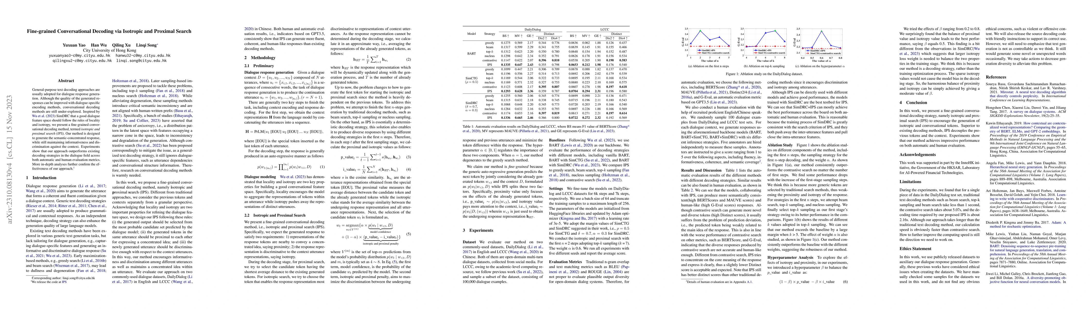 Thumbnail for Fine-grained Conversational Decoding via Isotropic and Proximal Search
