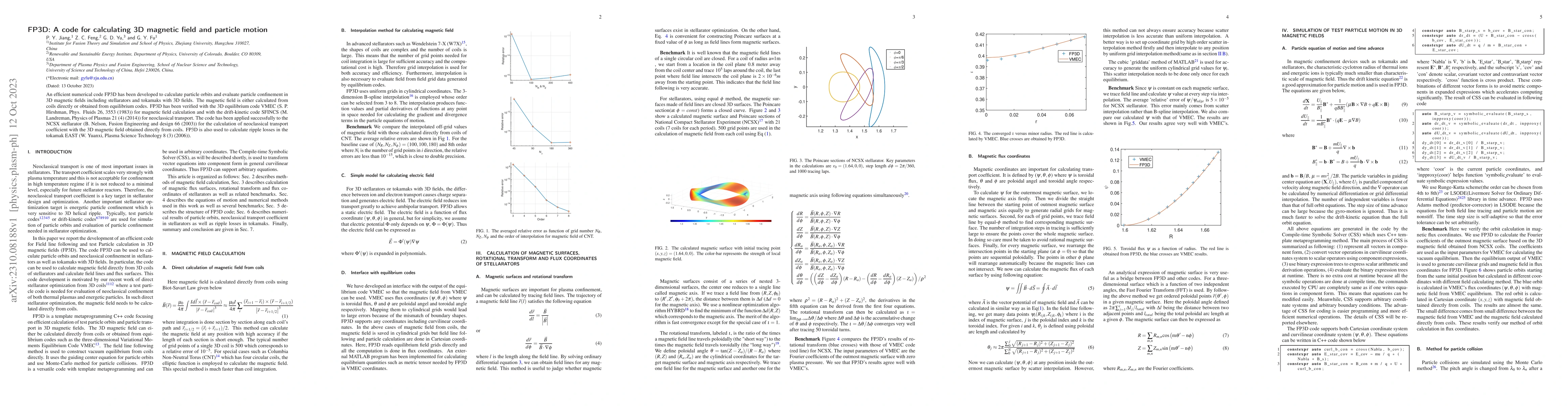 Thumbnail for FP3D: A code for calculating 3D magnetic field and particle motion