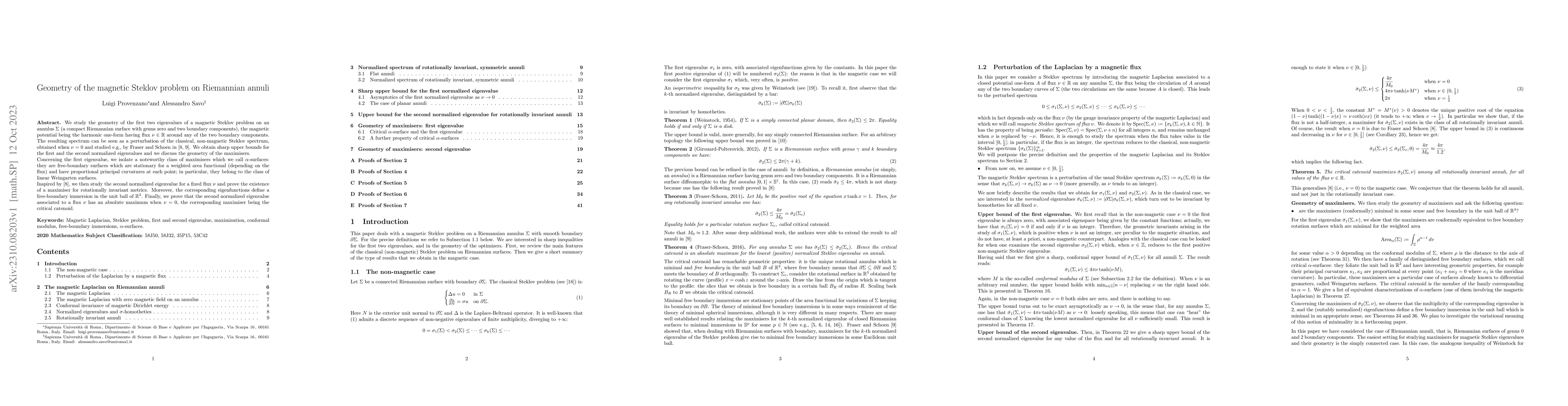 Thumbnail for Geometry of the magnetic Steklov problem on Riemannian annuli
