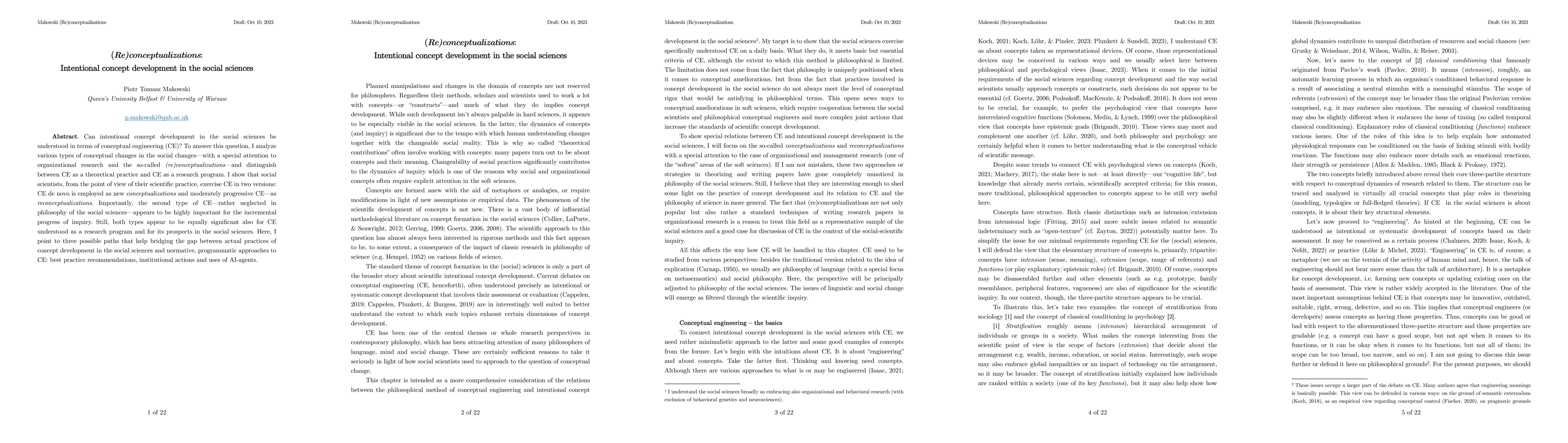 Thumbnail for (Re)conceptualizations: Intentional concept development in the social
  sciences