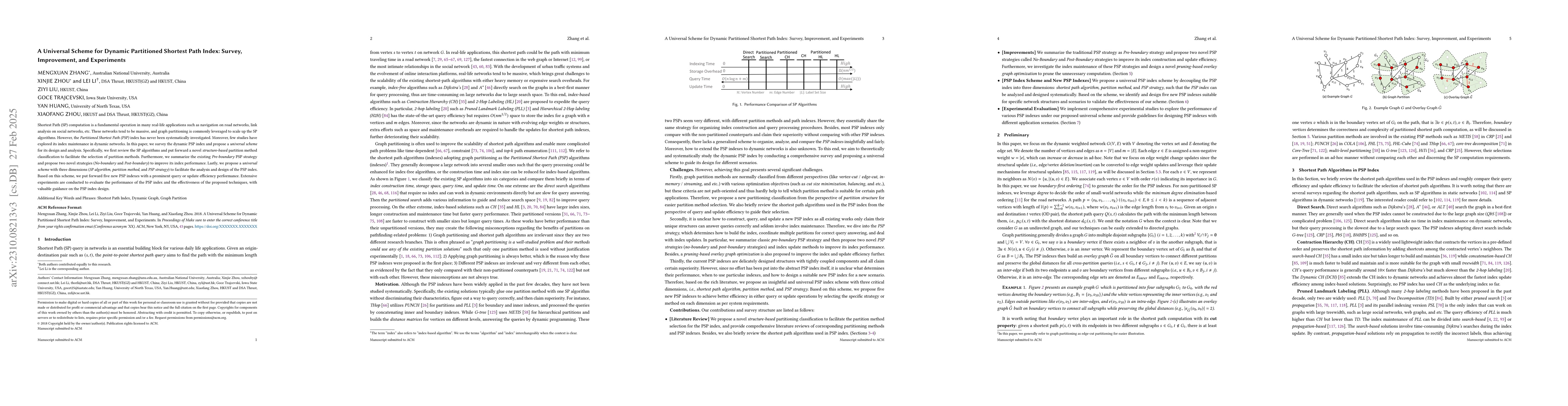 Thumbnail for A Universal Scheme for Dynamic Partitioned Shortest Path Index