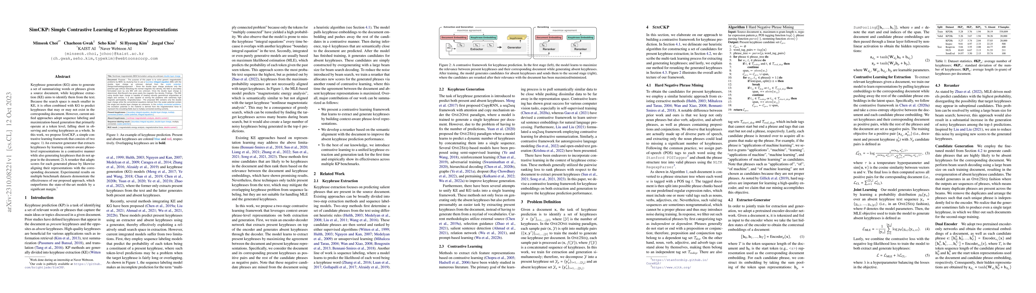 Thumbnail for SimCKP: Simple Contrastive Learning of Keyphrase Representations