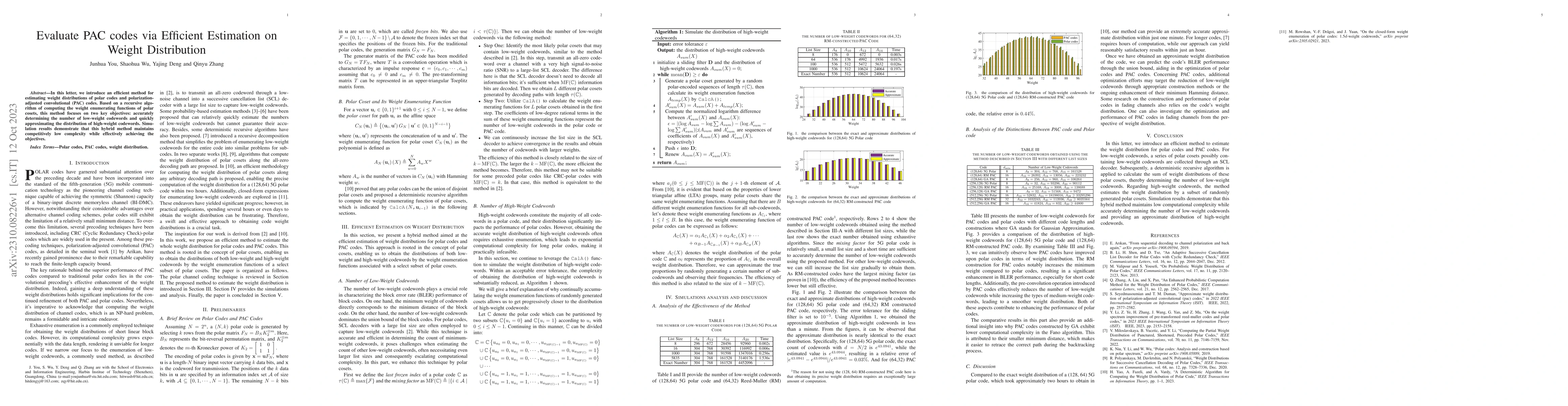 Thumbnail for Evaluate PAC codes via Efficient Estimation on Weight Distribution