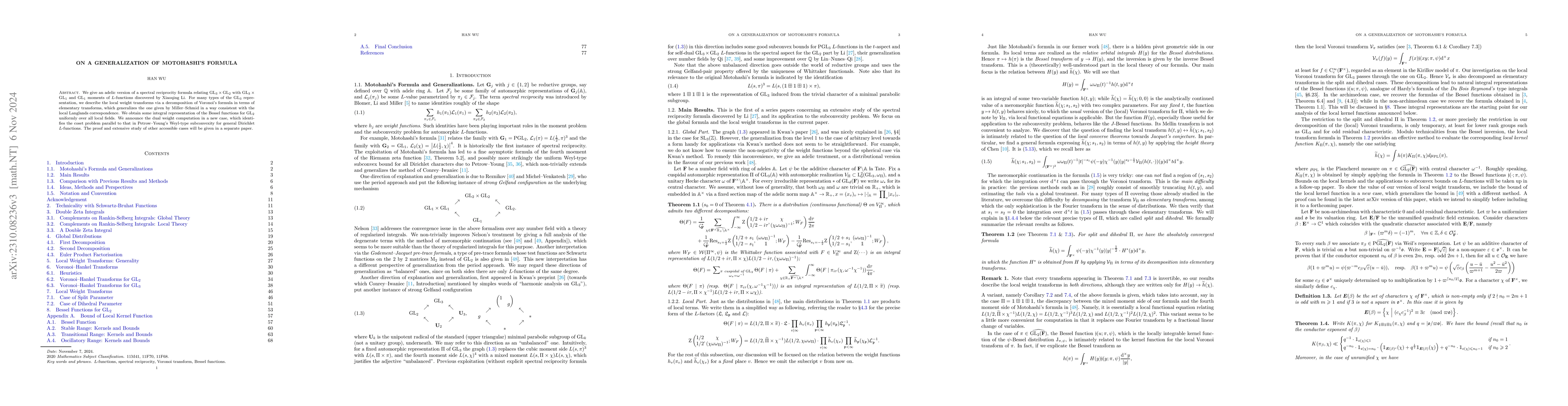 Thumbnail for On A Generalization of Motohashi's Formula