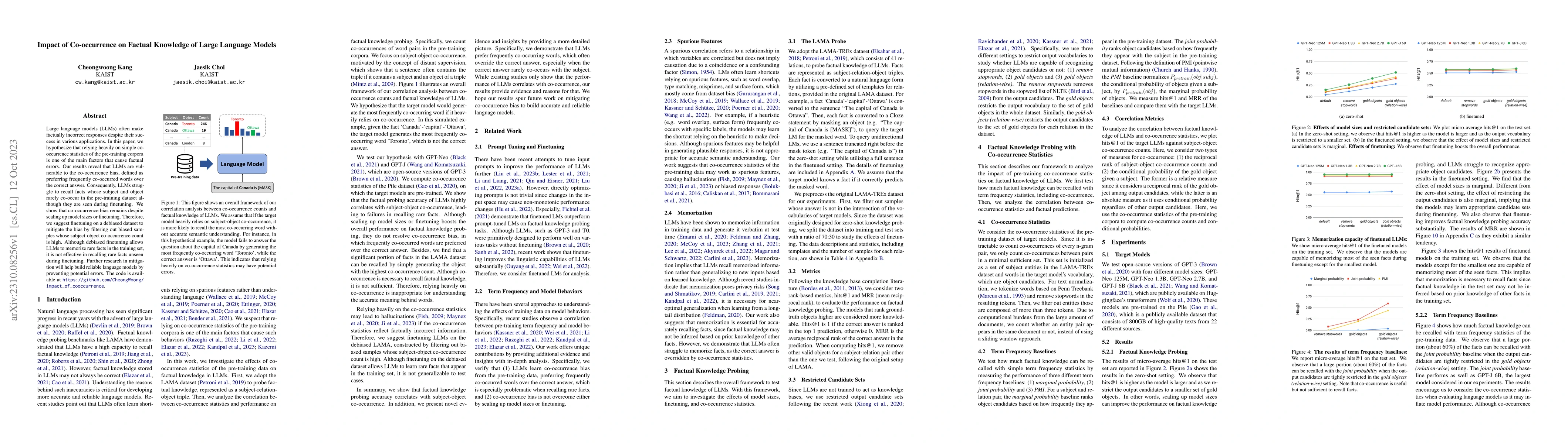 Thumbnail for Impact of Co-occurrence on Factual Knowledge of Large Language Models