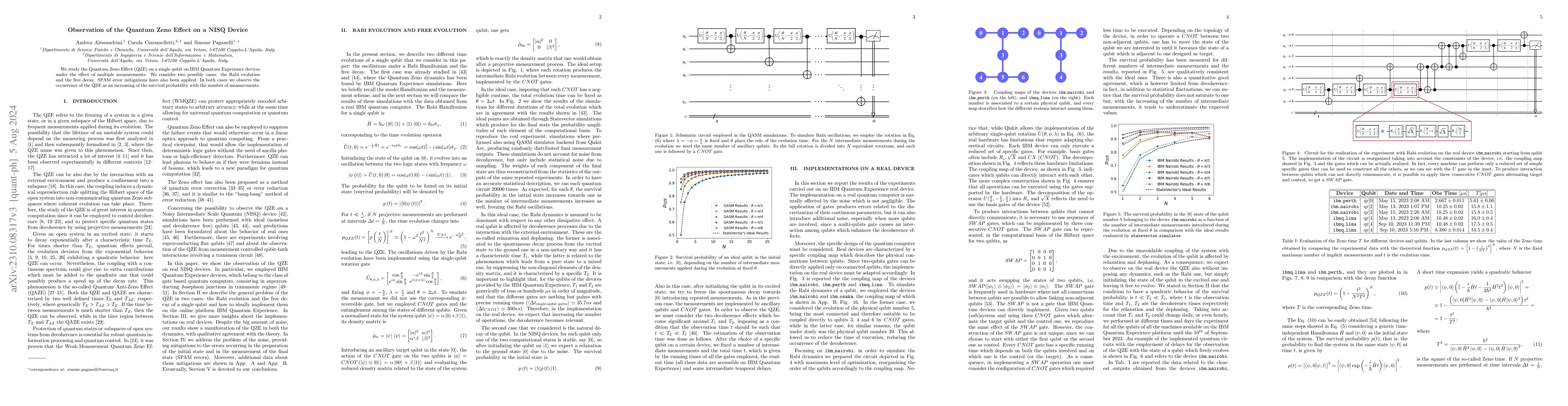 Thumbnail for Observation of the Quantum Zeno Effect on a NISQ Device