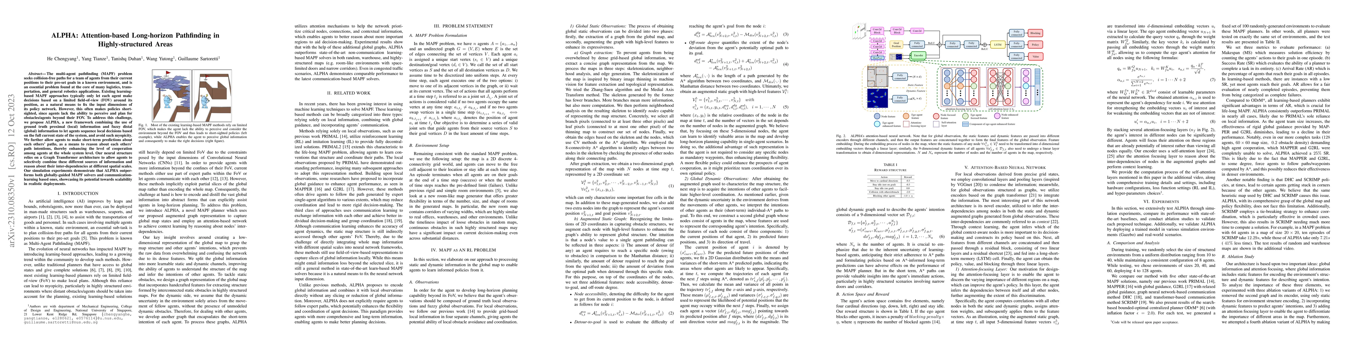 Thumbnail for ALPHA: Attention-based Long-horizon Pathfinding in Highly-structured
  Areas
