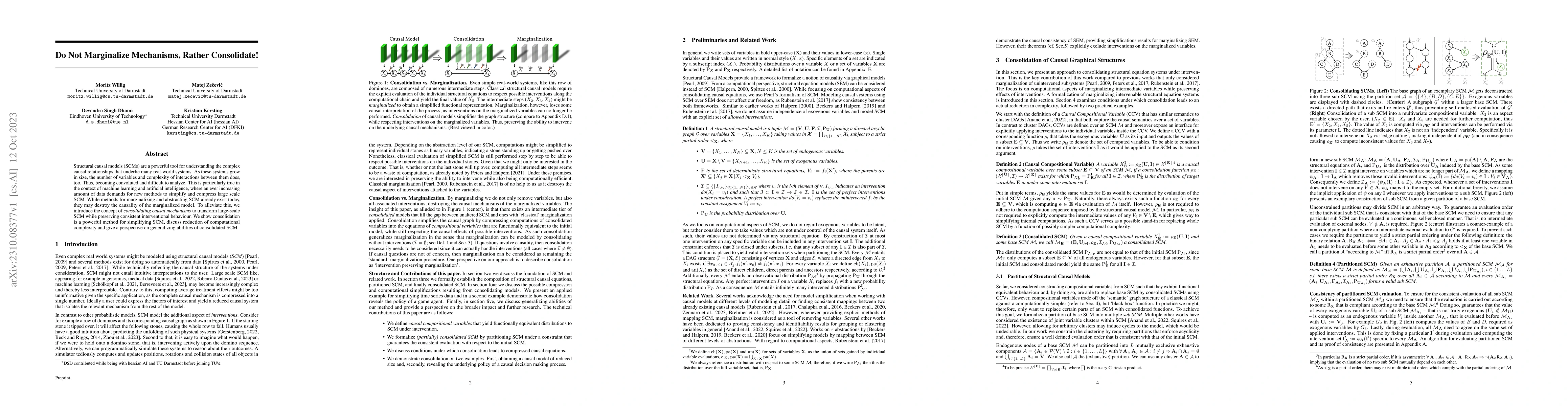 Thumbnail for Do Not Marginalize Mechanisms, Rather Consolidate!