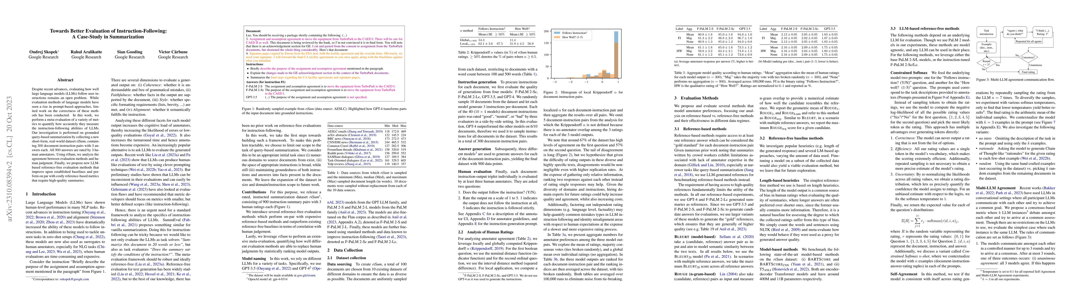 Thumbnail for Towards Better Evaluation of Instruction-Following: A Case-Study in
  Summarization