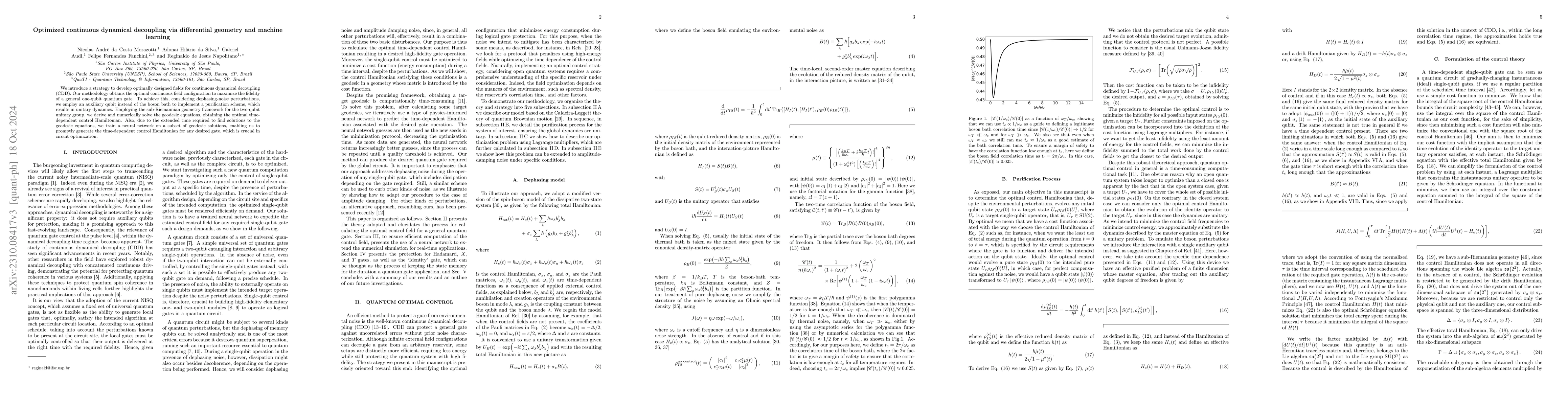 Thumbnail for Optimal Control for Continuous Dynamical Decoupling