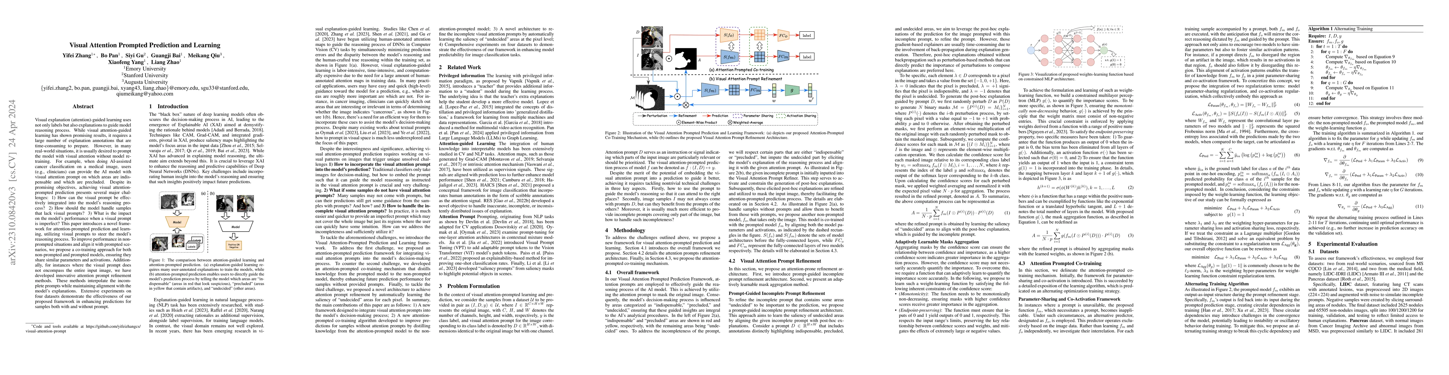 Thumbnail for Visual Attention Prompted Prediction and Learning
