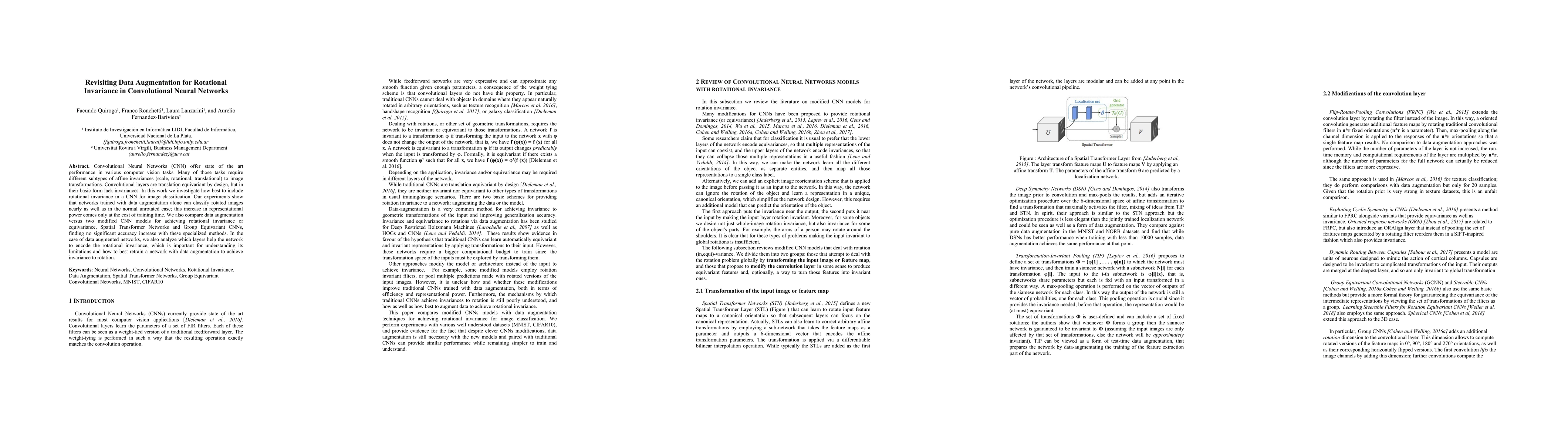 Thumbnail for Revisiting Data Augmentation for Rotational Invariance in Convolutional
  Neural Networks