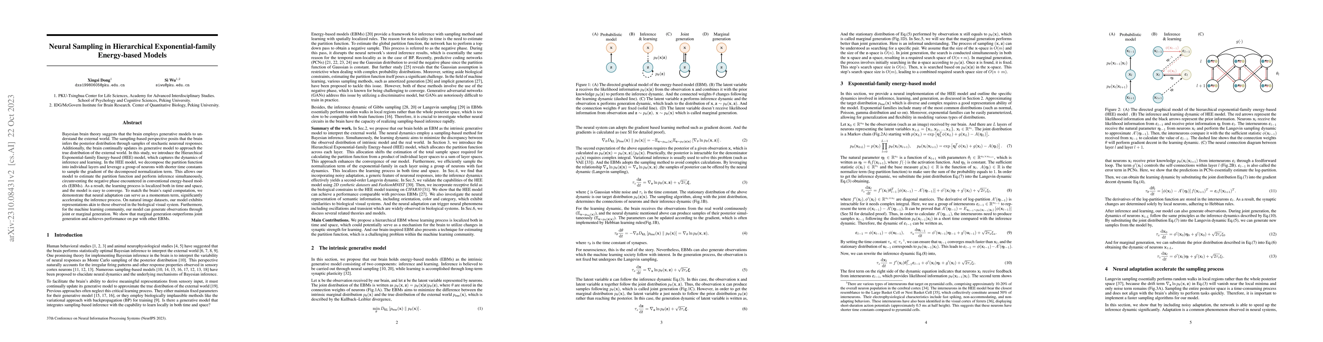 Thumbnail for Neural Sampling in Hierarchical Exponential-family Energy-based Models